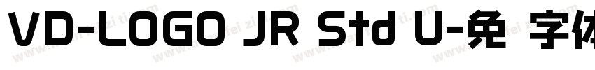 VD-LOGO JR Std U字体转换